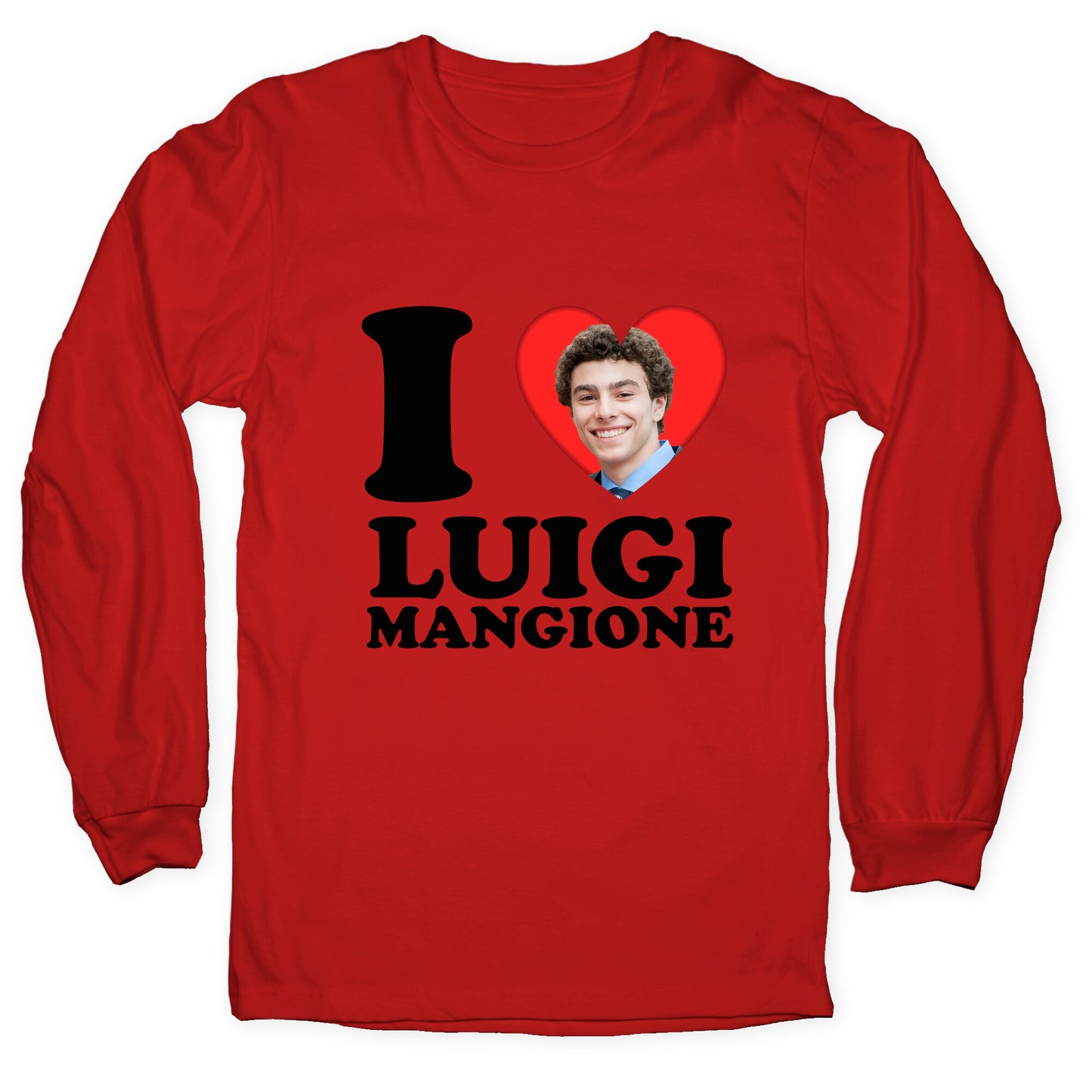 I Heart Luigi Mangione Longsleeve Tee