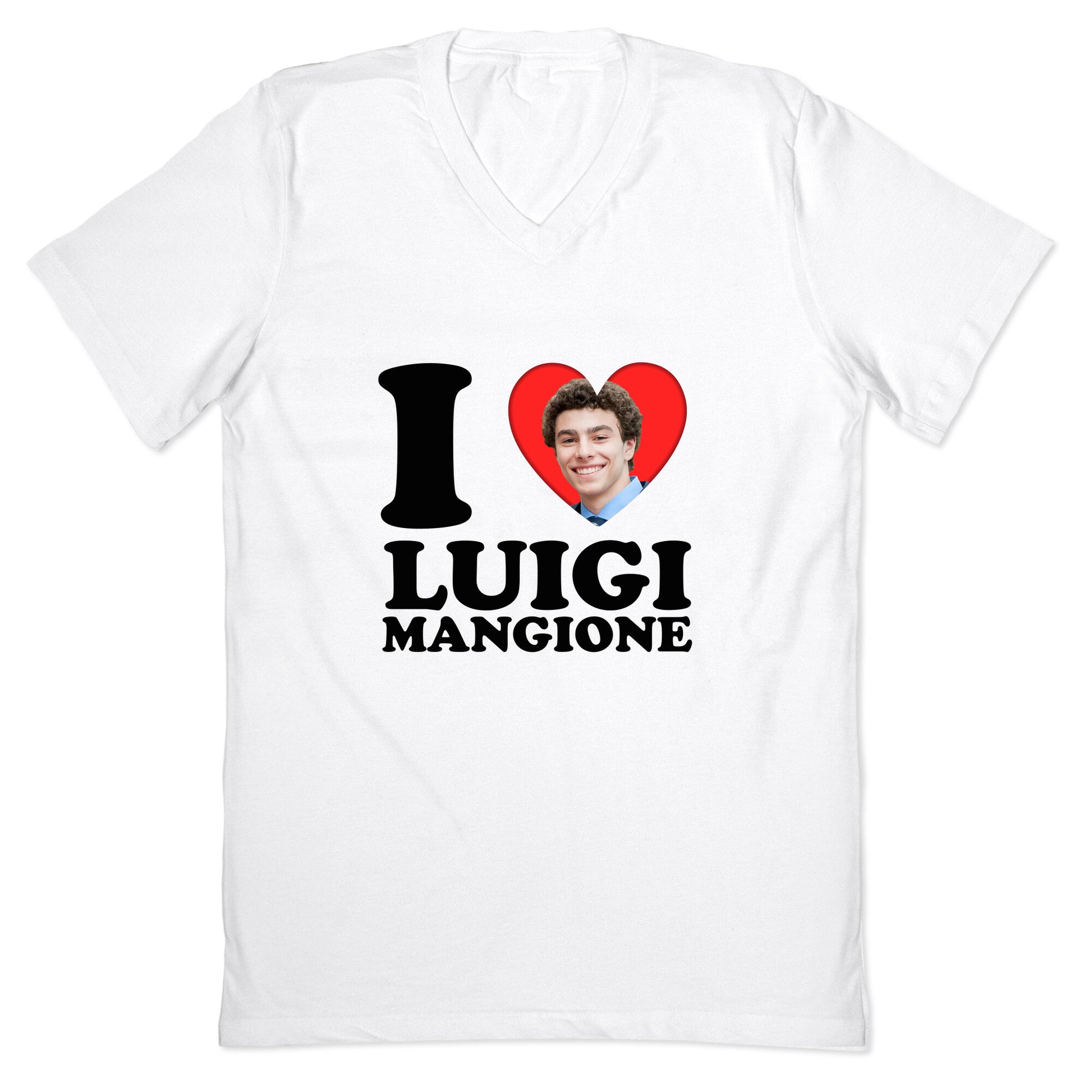 I Heart Luigi Mangione V-Neck