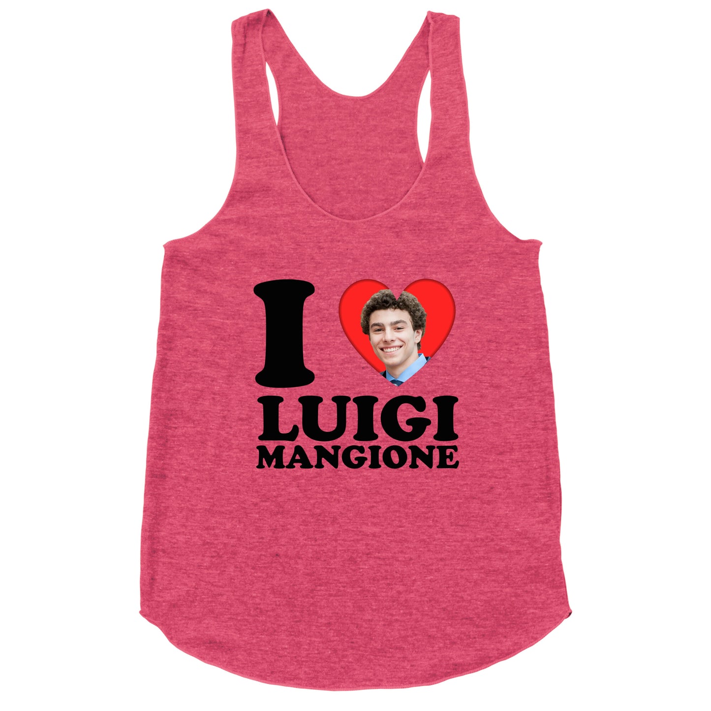 I Heart Luigi Mangione Racerback Tank