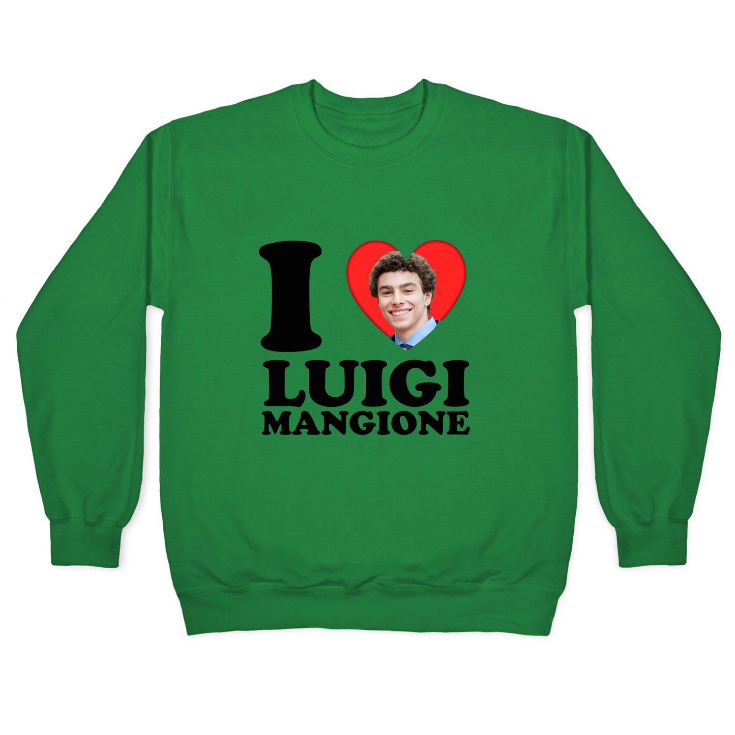 I Heart Luigi Mangione Crewneck Sweatshirt