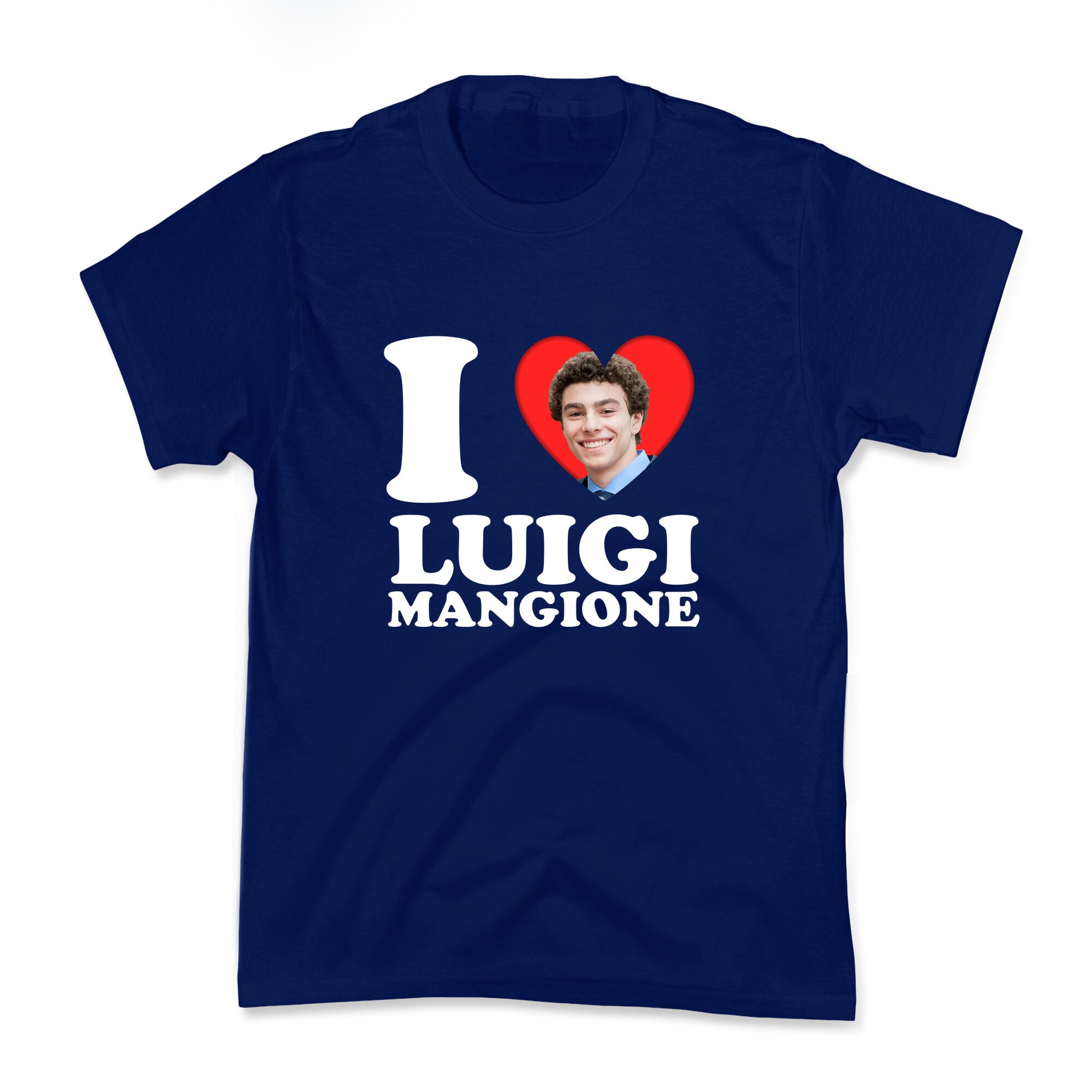 I Heart Luigi Mangione Kids Tee