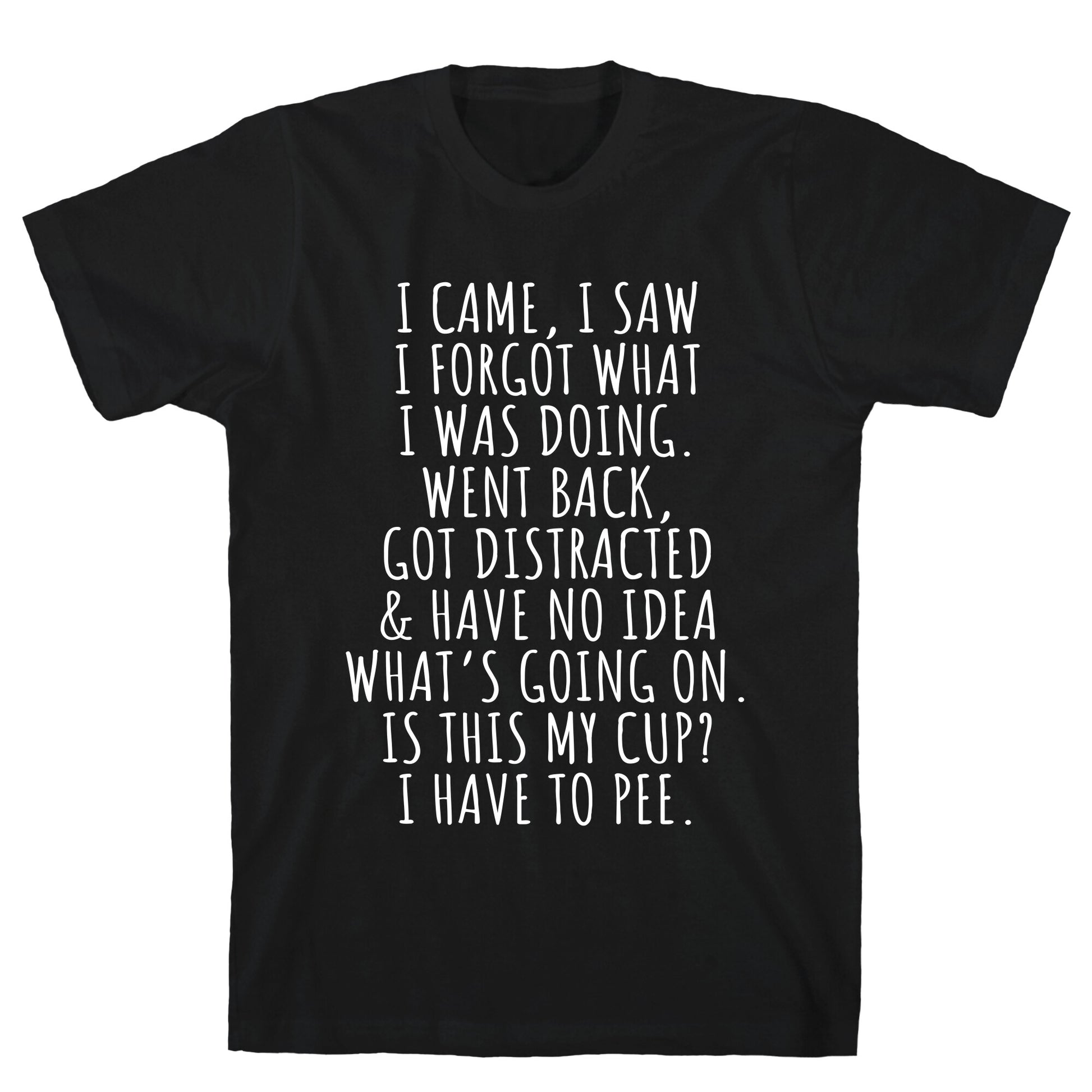 I Came I Saw I Forgot What I Was Doing T-Shirt