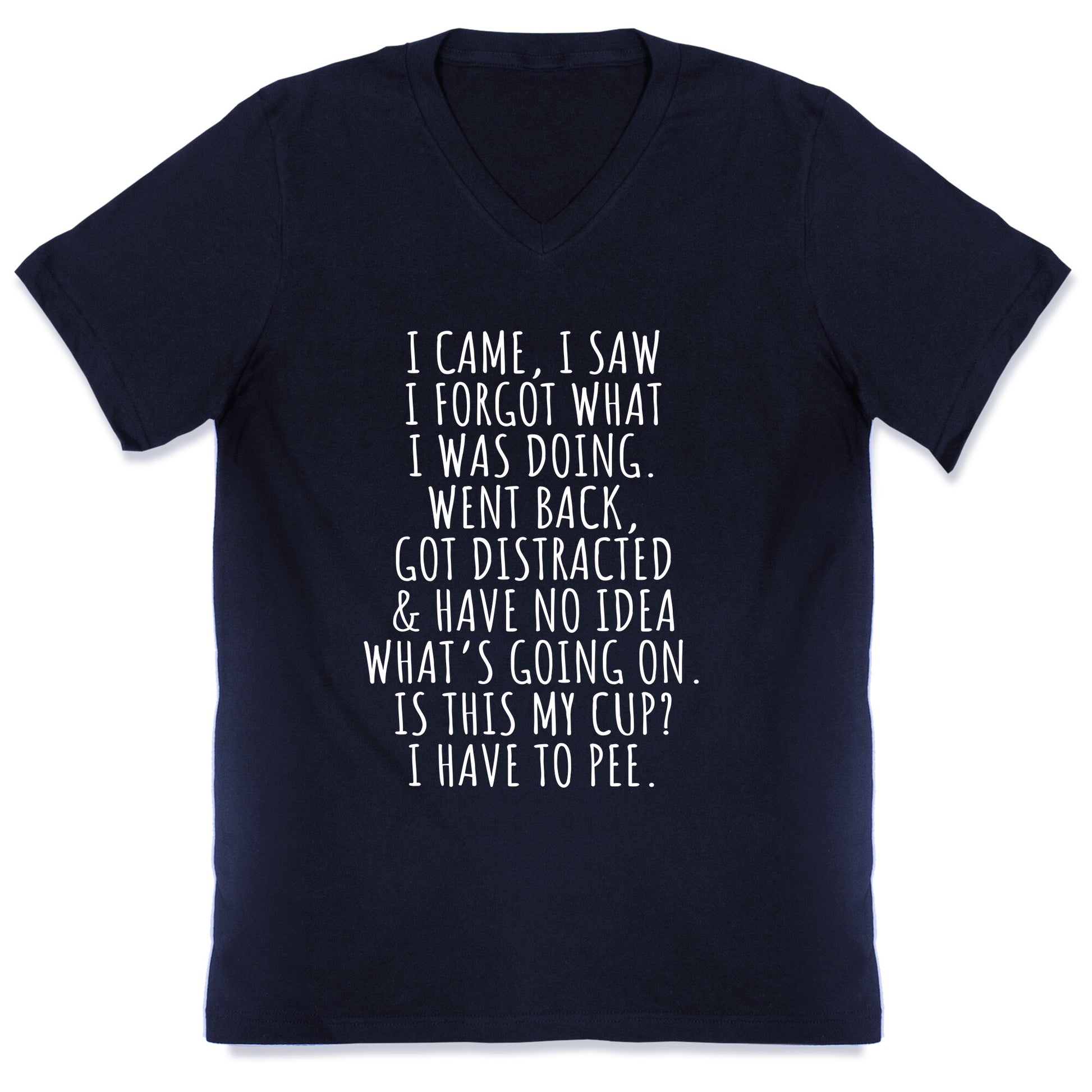 I Came I Saw I Forgot What I Was Doing V-Neck