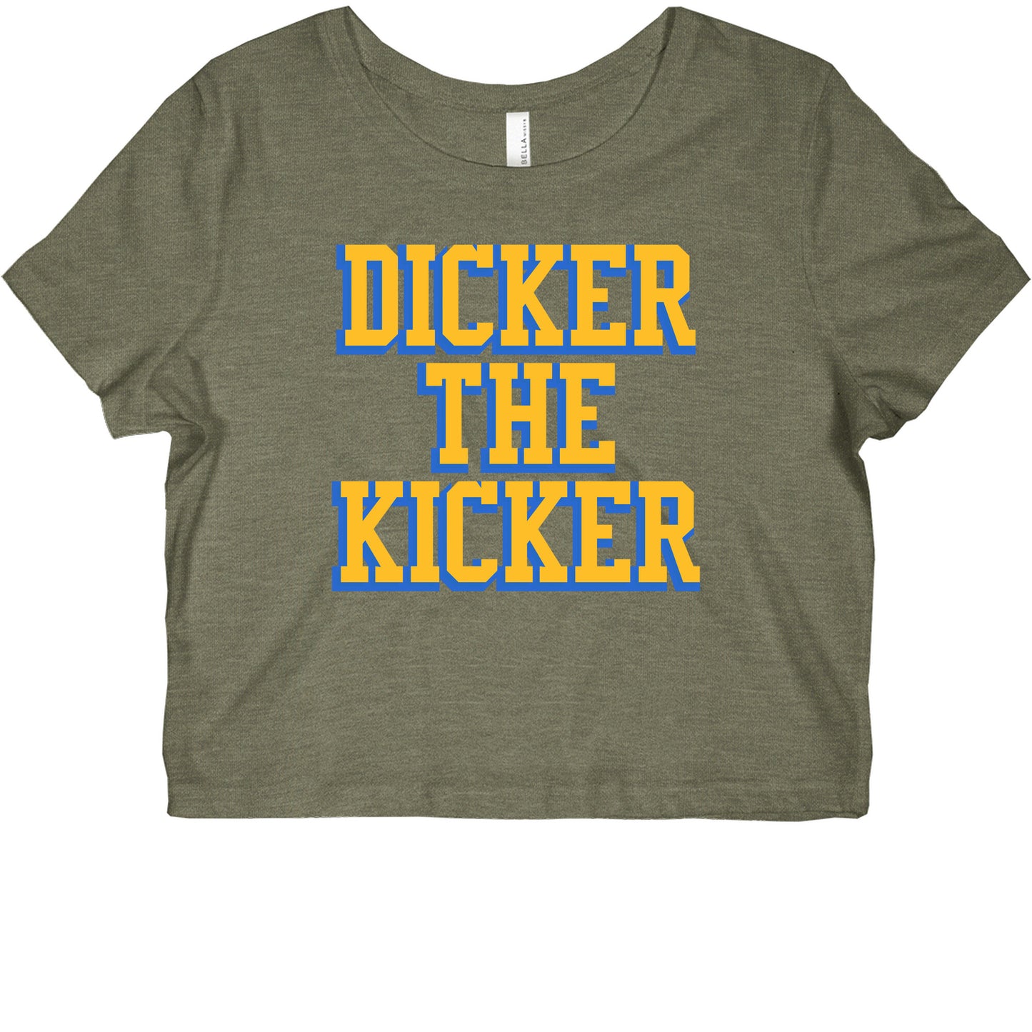 Cameron Dicker the Kicker Womens Slim Fit Crop Top Tee