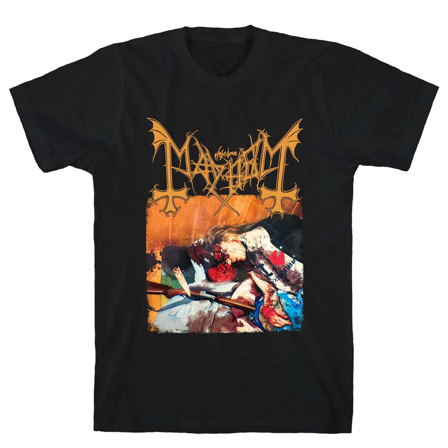 Mayhem Band Album Cover T-Shirt