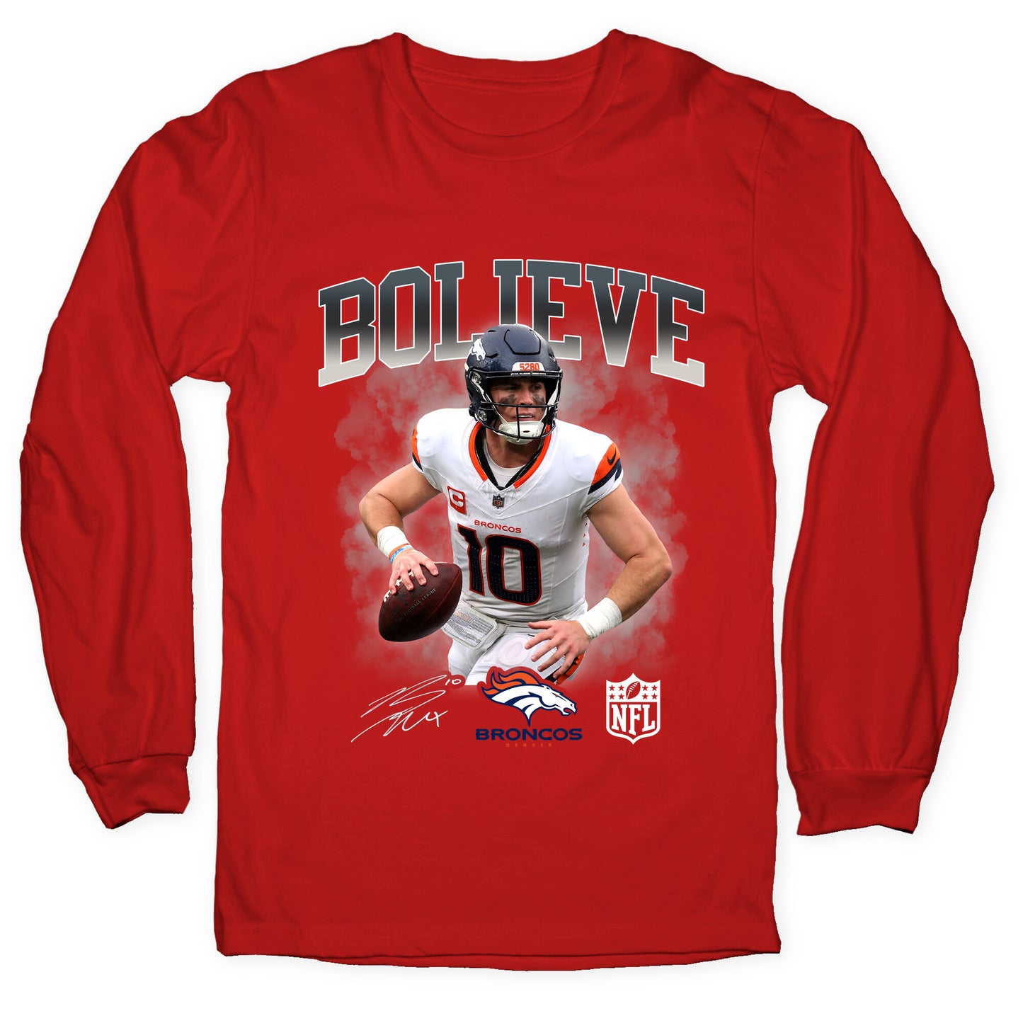 Bo Nix Bolieve Longsleeve Tee