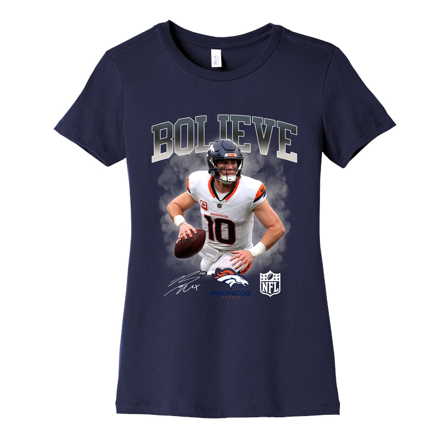 Bo Nix Bolieve Womens Cotton Tee