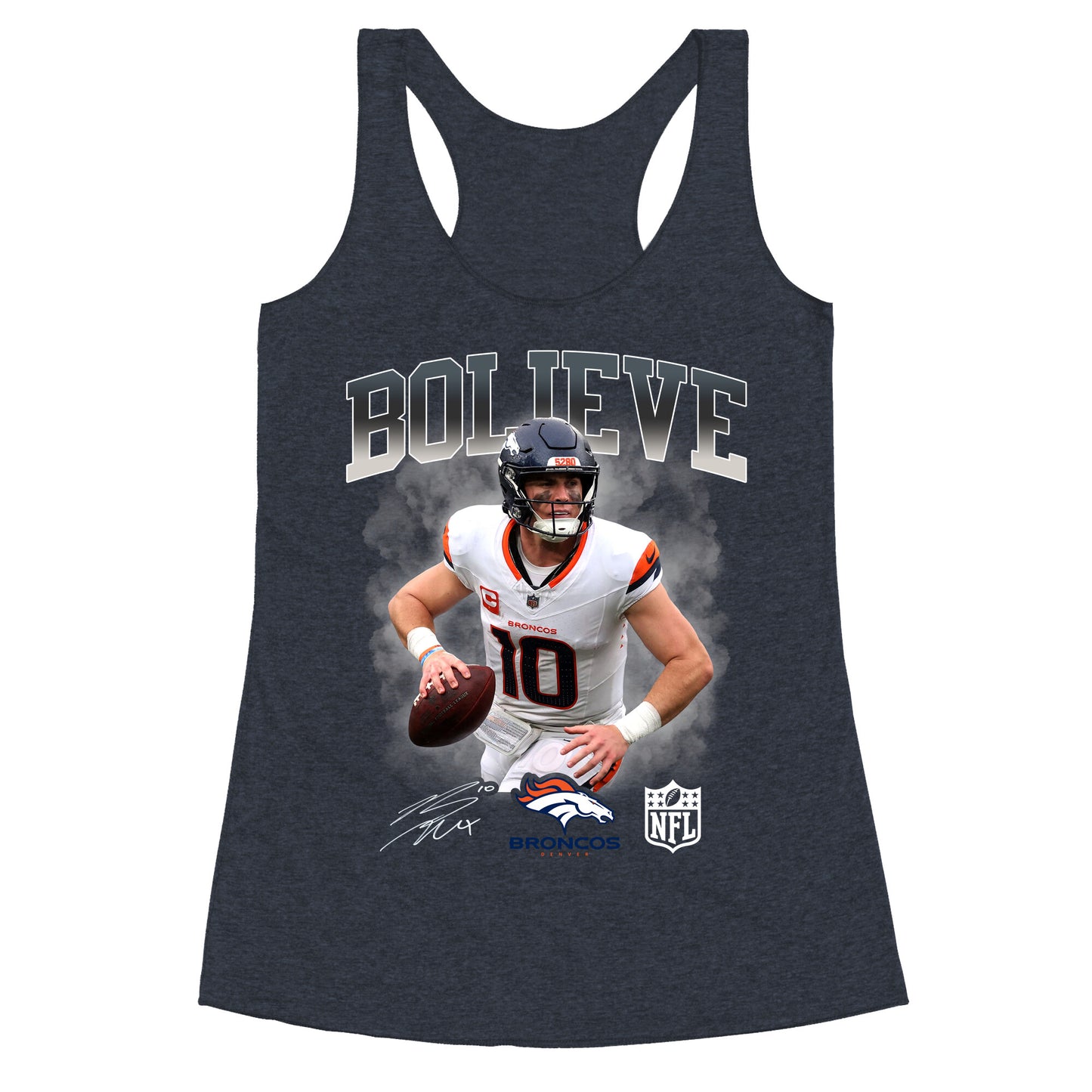 Bo Nix Bolieve Racerback Tank