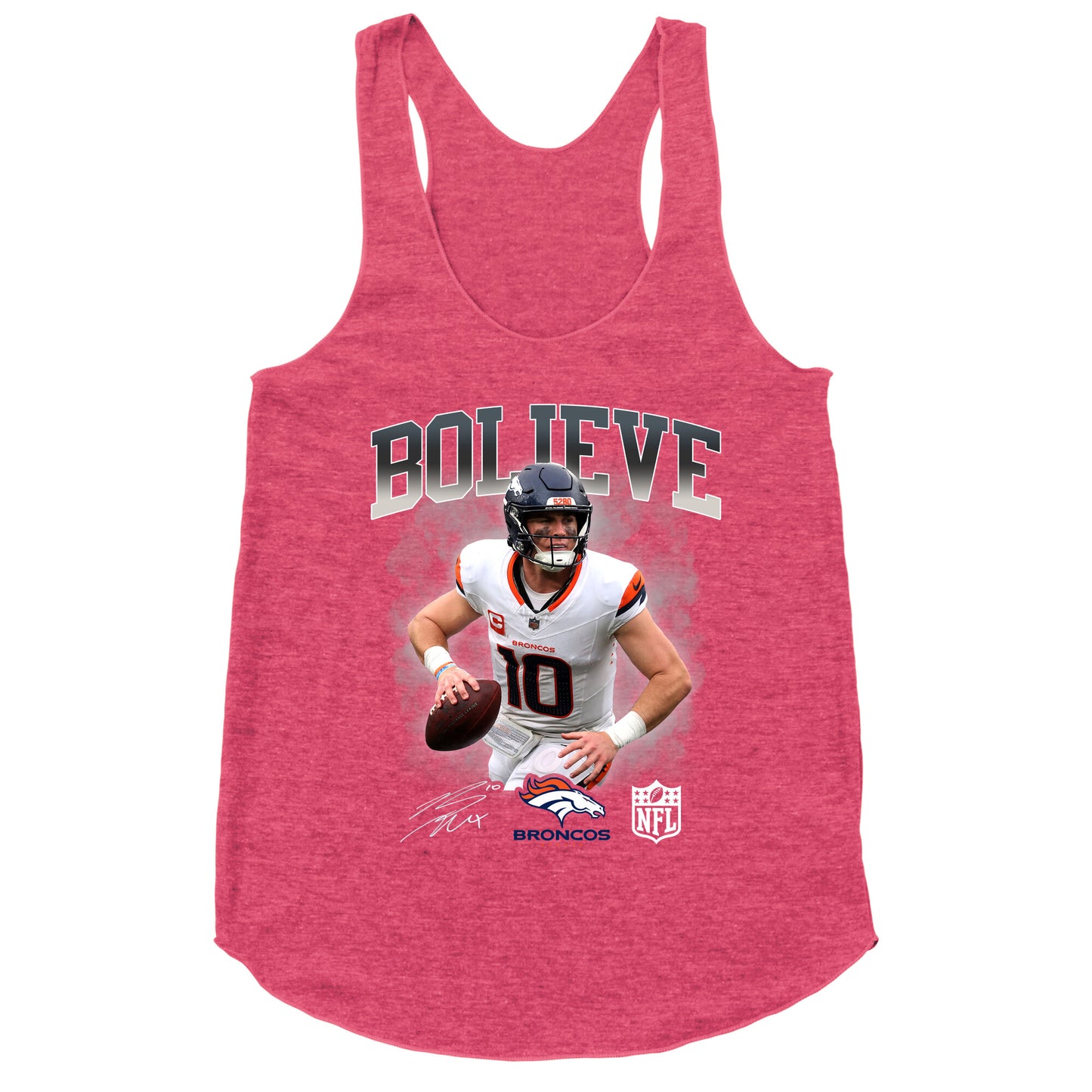 Bo Nix Bolieve Racerback Tank