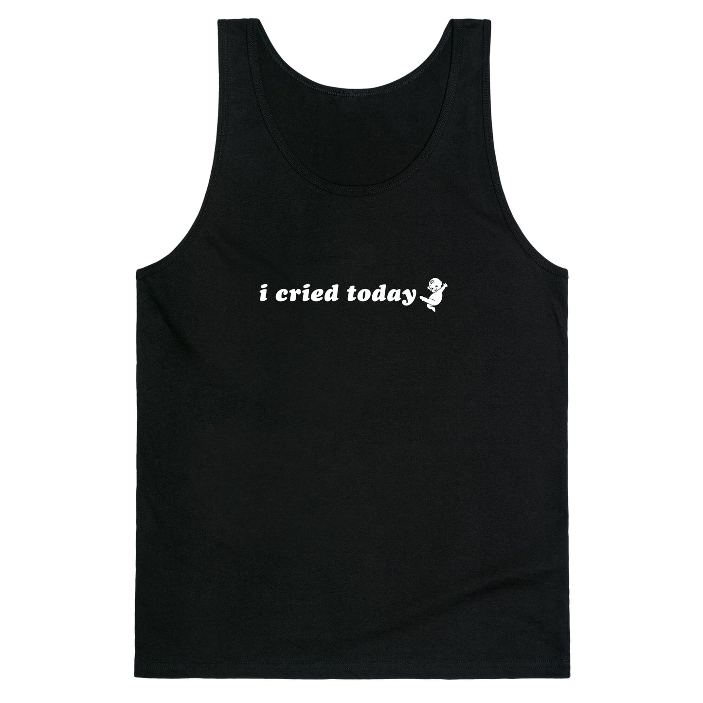I Cried Today Baby Tank Top