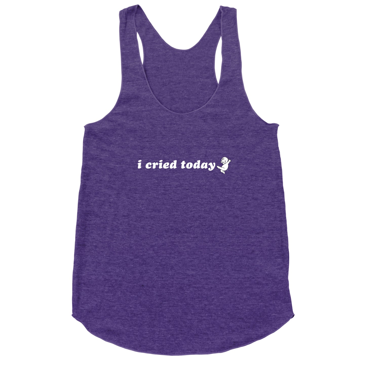 I Cried Today Baby Racerback Tank