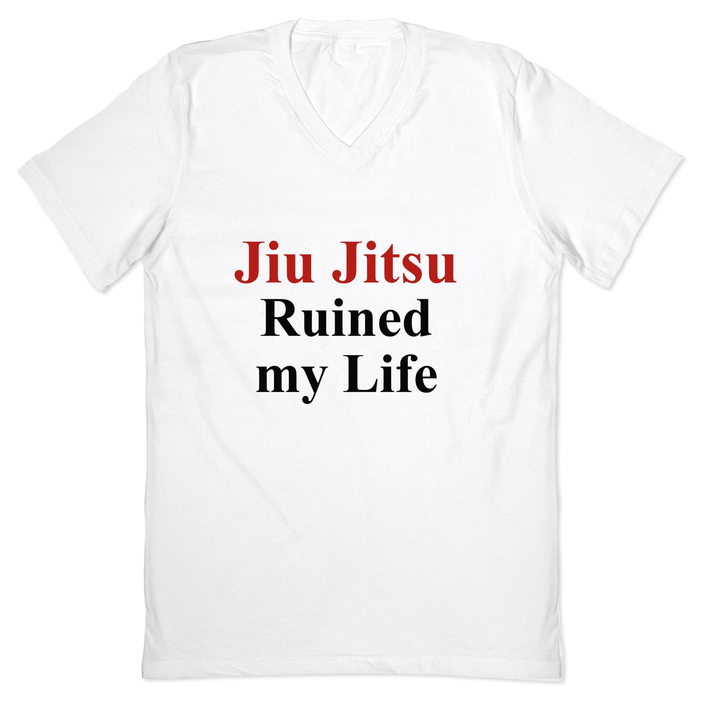Brady Ju Jujitsu Ruined My Life V-Neck