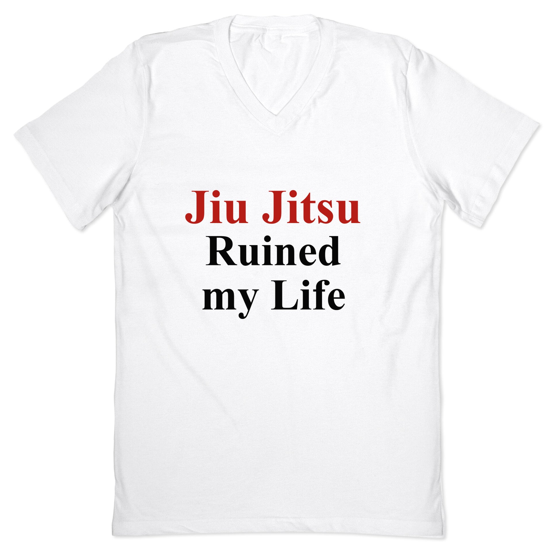 Brady Ju Jujitsu Ruined My Life V-Neck