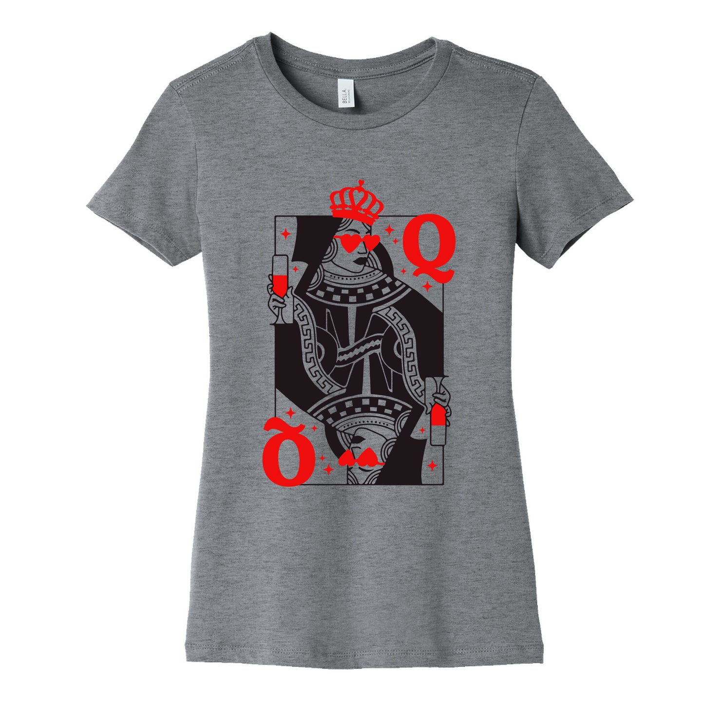 Queen of Hearts Womens Cotton Tee