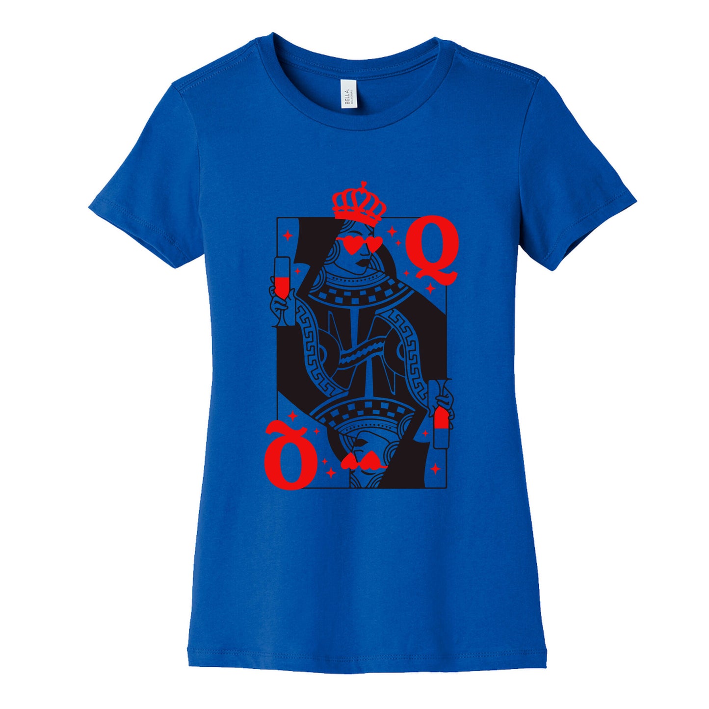 Queen of Hearts Womens Cotton Tee