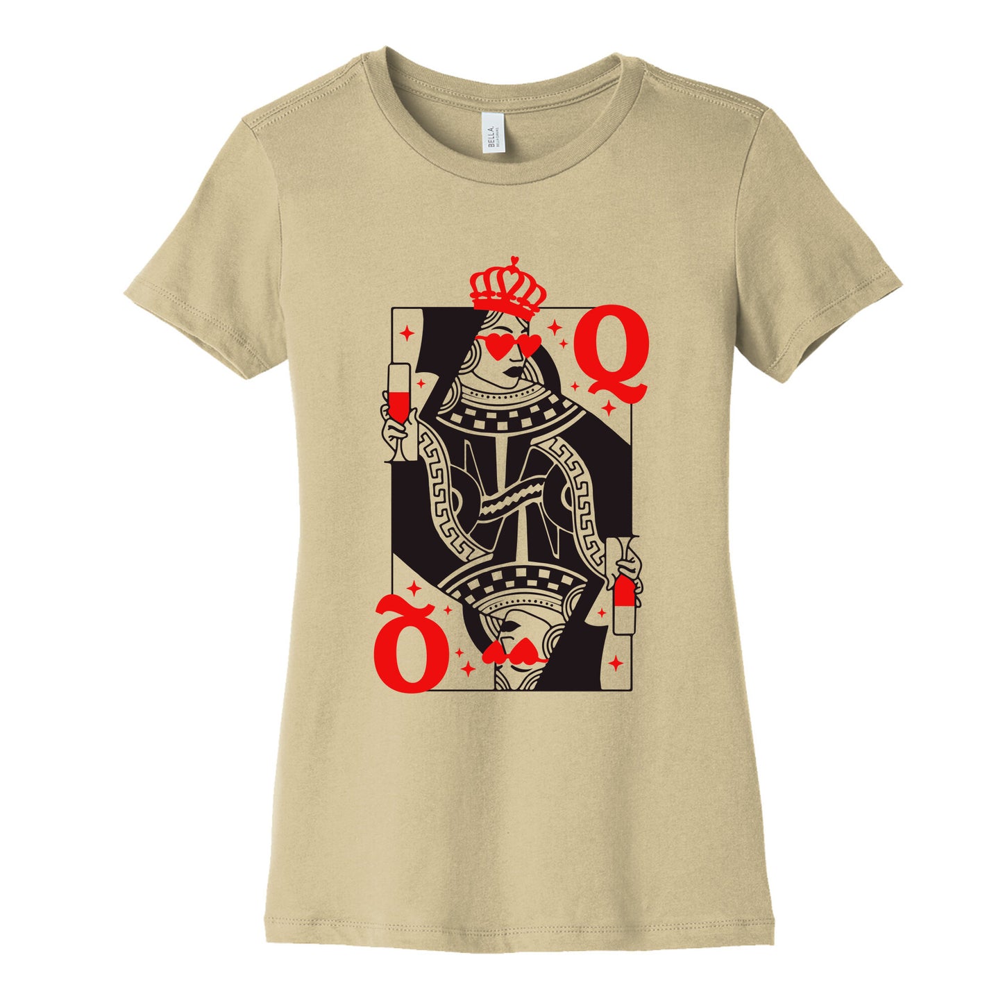 Queen of Hearts Womens Cotton Tee