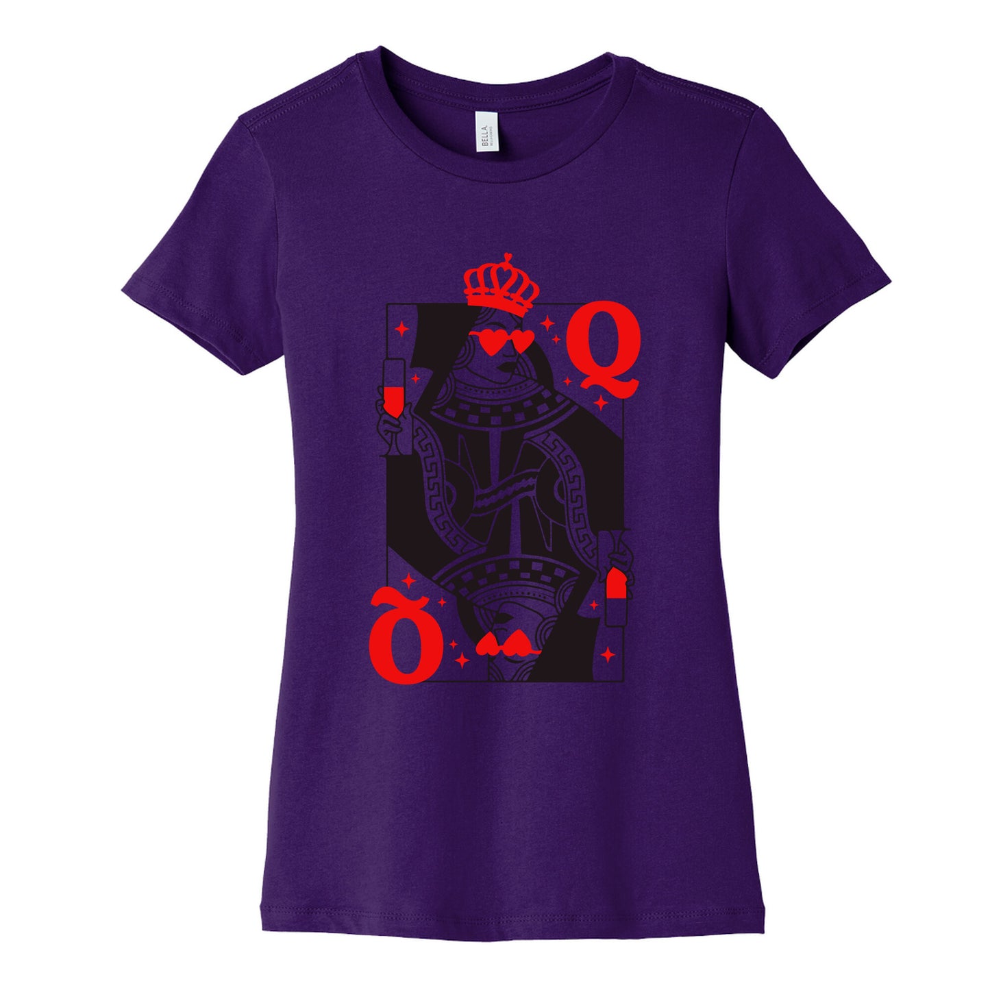 Queen of Hearts Womens Cotton Tee
