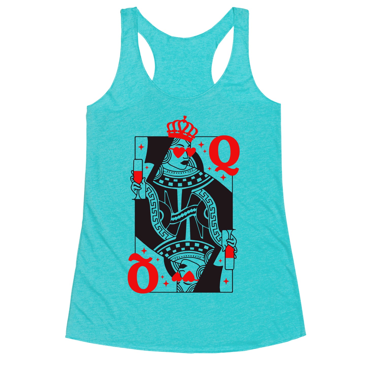 Queen of Hearts Racerback Tank
