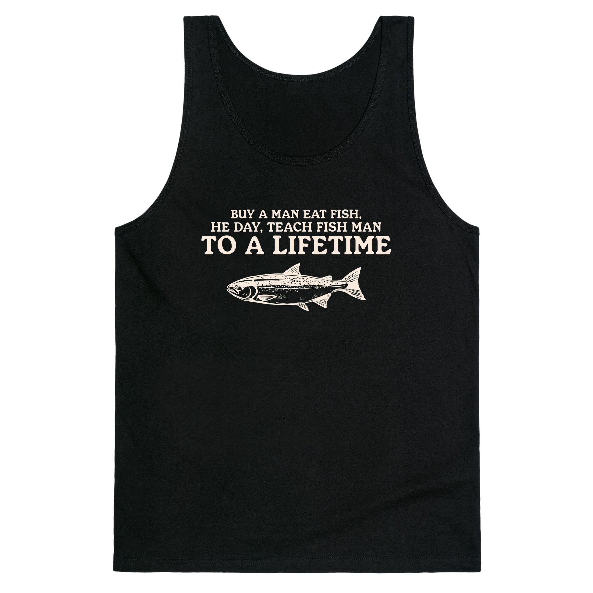 Buy A Man Eat Fish Tank Top