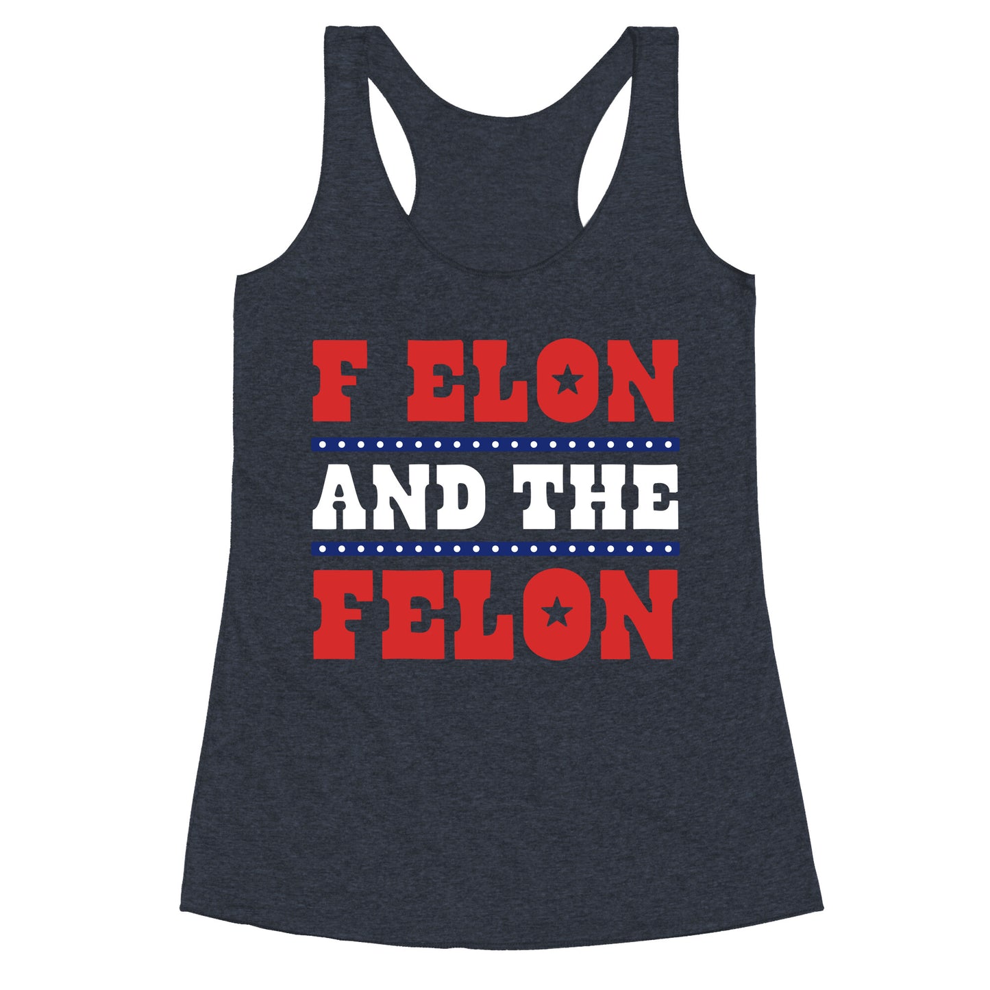 F Elon & The Felon Racerback Tank
