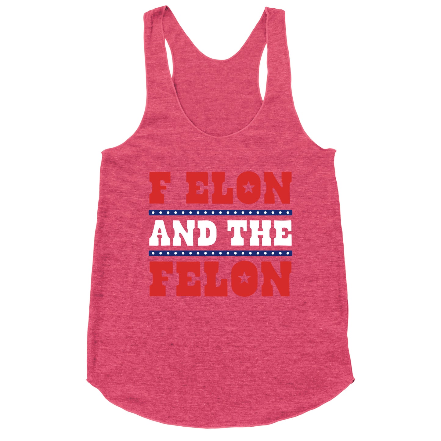 F Elon & The Felon Racerback Tank