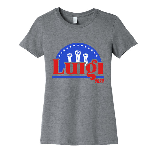 Luigi Mangione 2028 Womens Cotton Tee