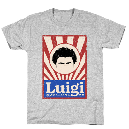 Luigi Mangione Campaign Poster T-Shirt