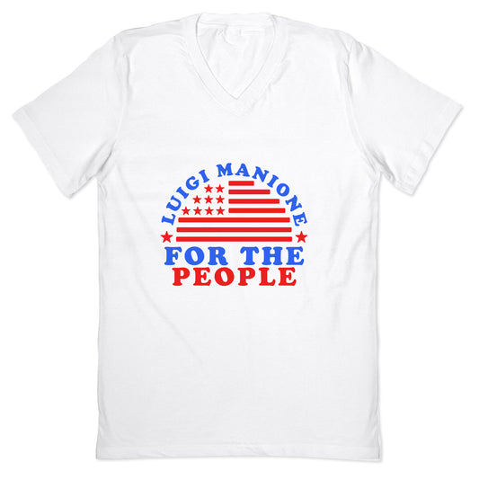 Luigi Mangione For The People V-Neck