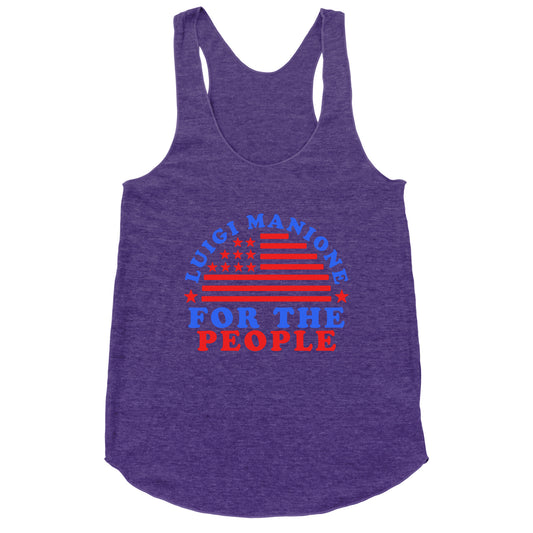 Luigi Mangione For The People Racerback Tank