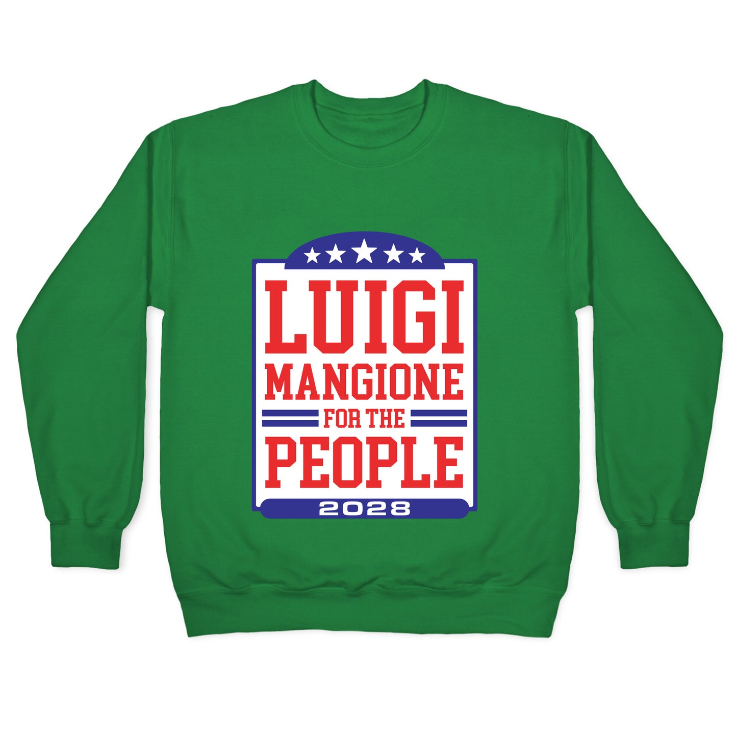 Luigi Mangione For The People 2028 Crewneck Sweatshirt