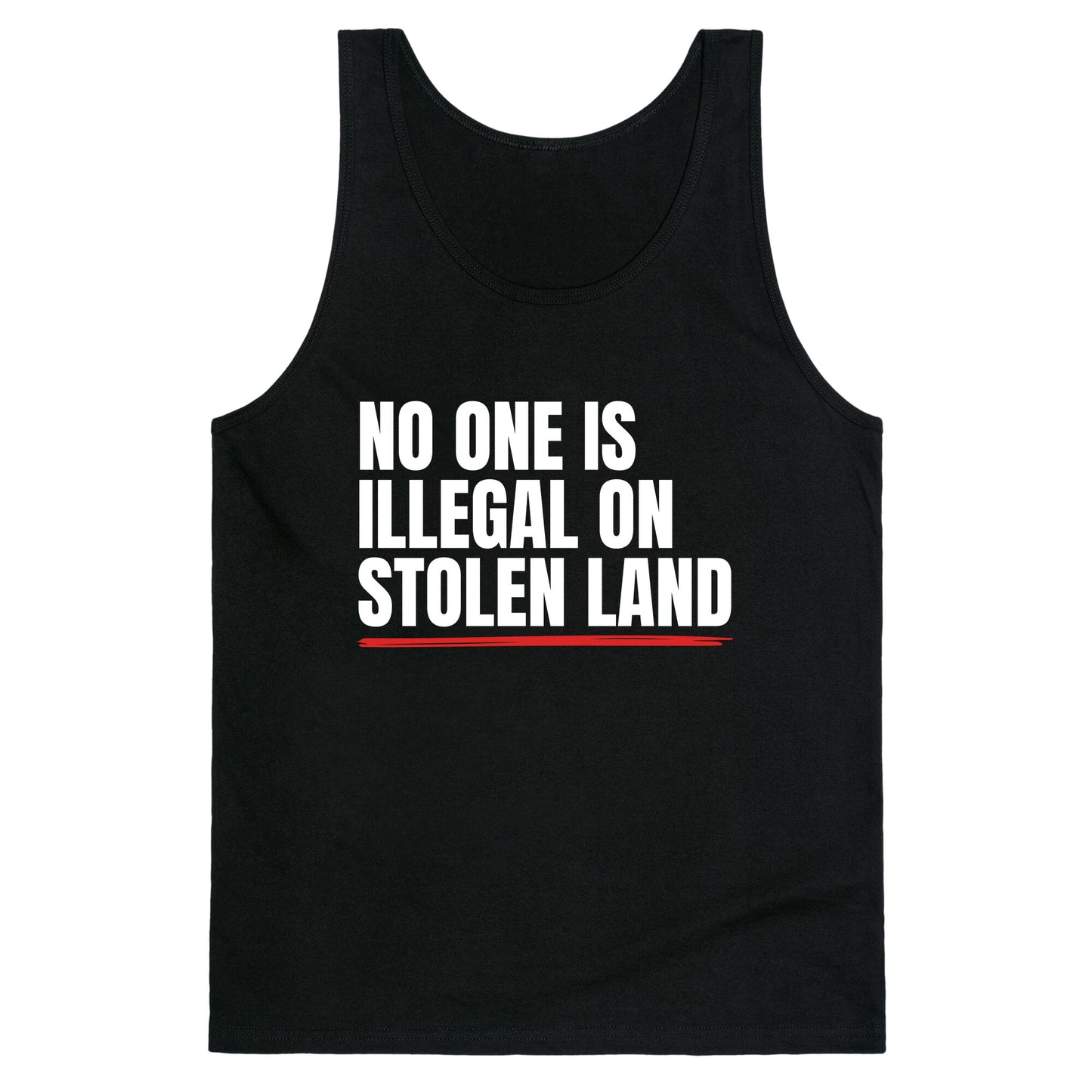 No One Is Illegal On Stolen Land Tank Top