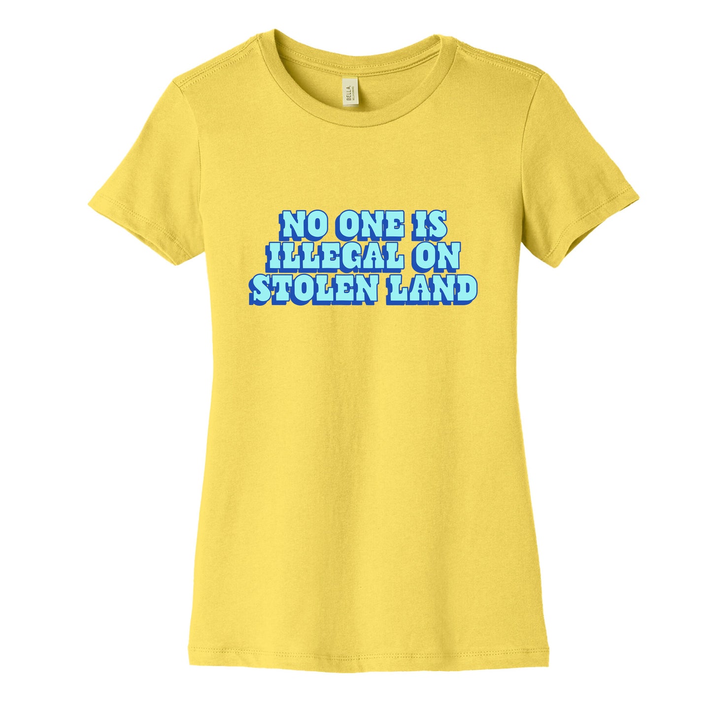 No One Is Illegal Womens Cotton Tee