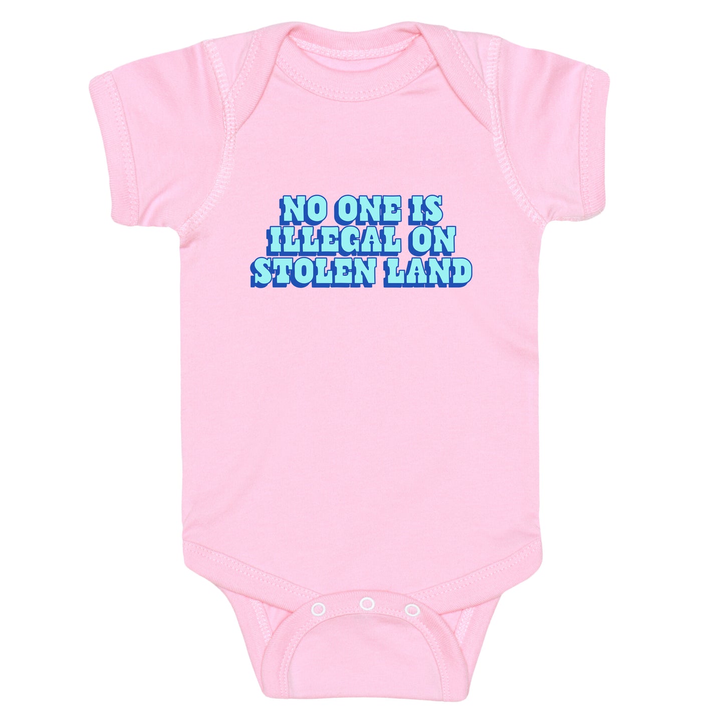 No One Is Illegal Baby One-Piece