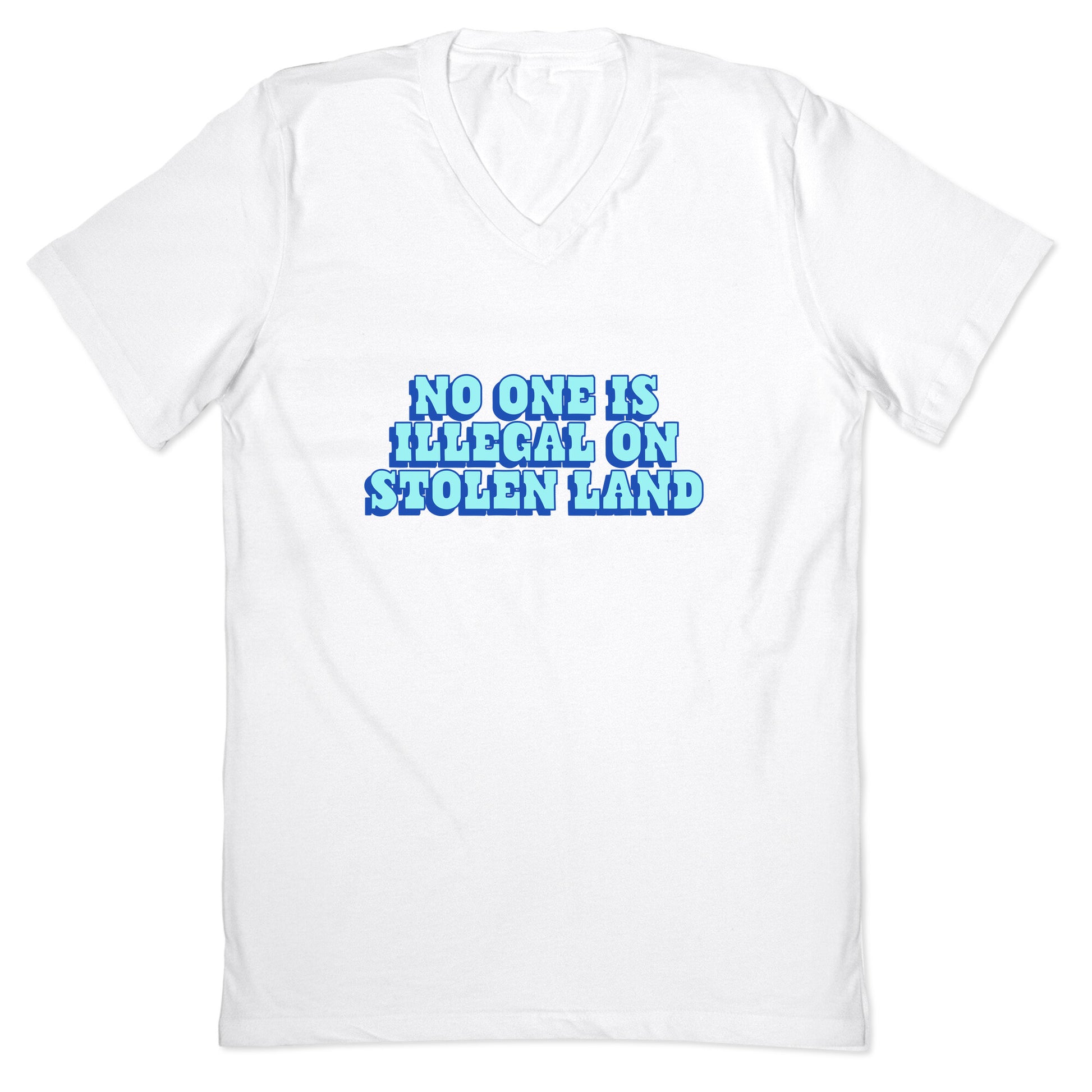 No One Is Illegal V-Neck