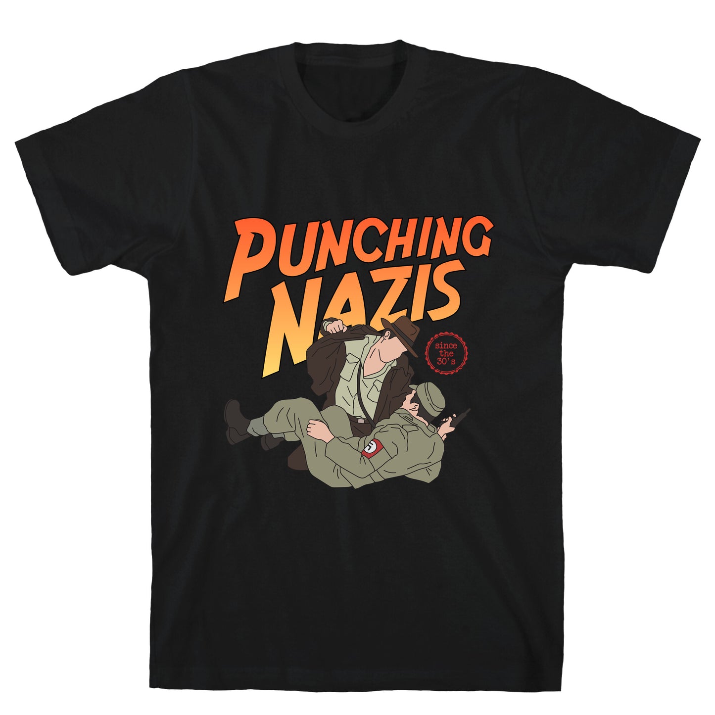 Punching Nazis Since 36 T-Shirt