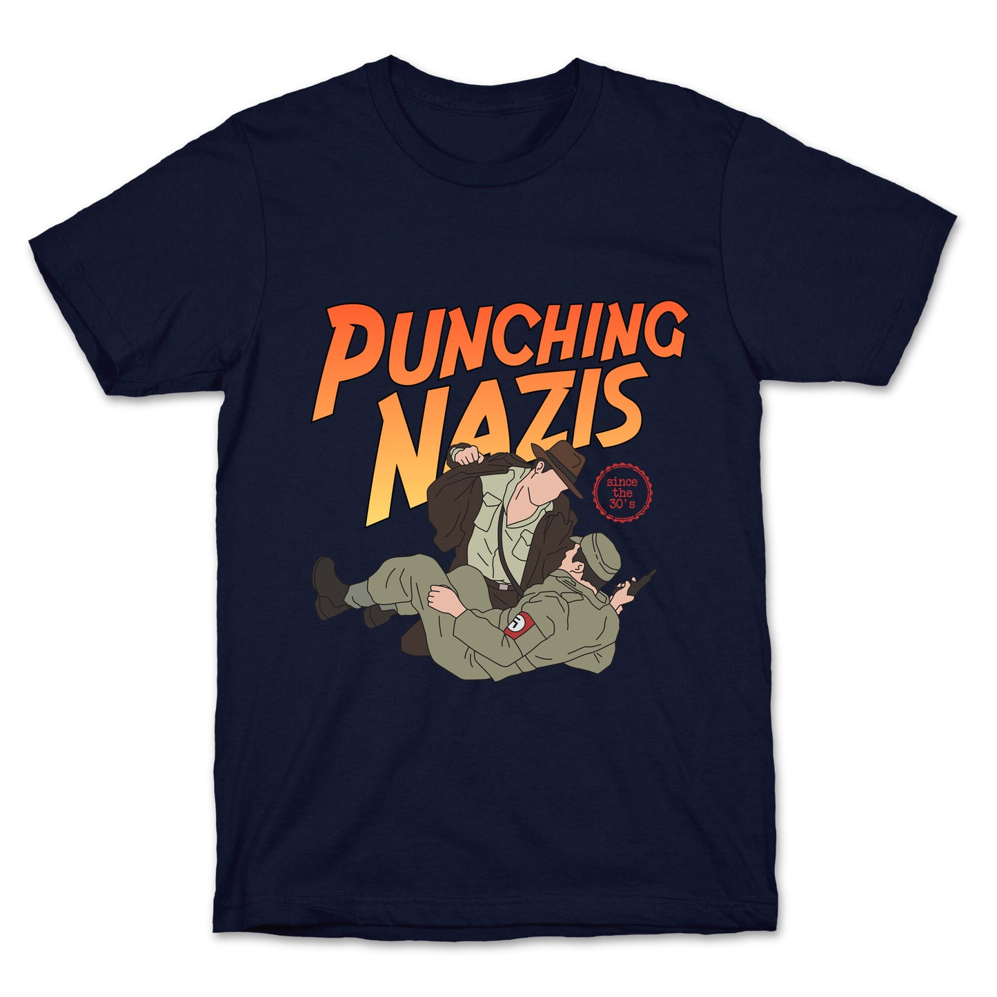 Punching Nazis Since 36 T-Shirt