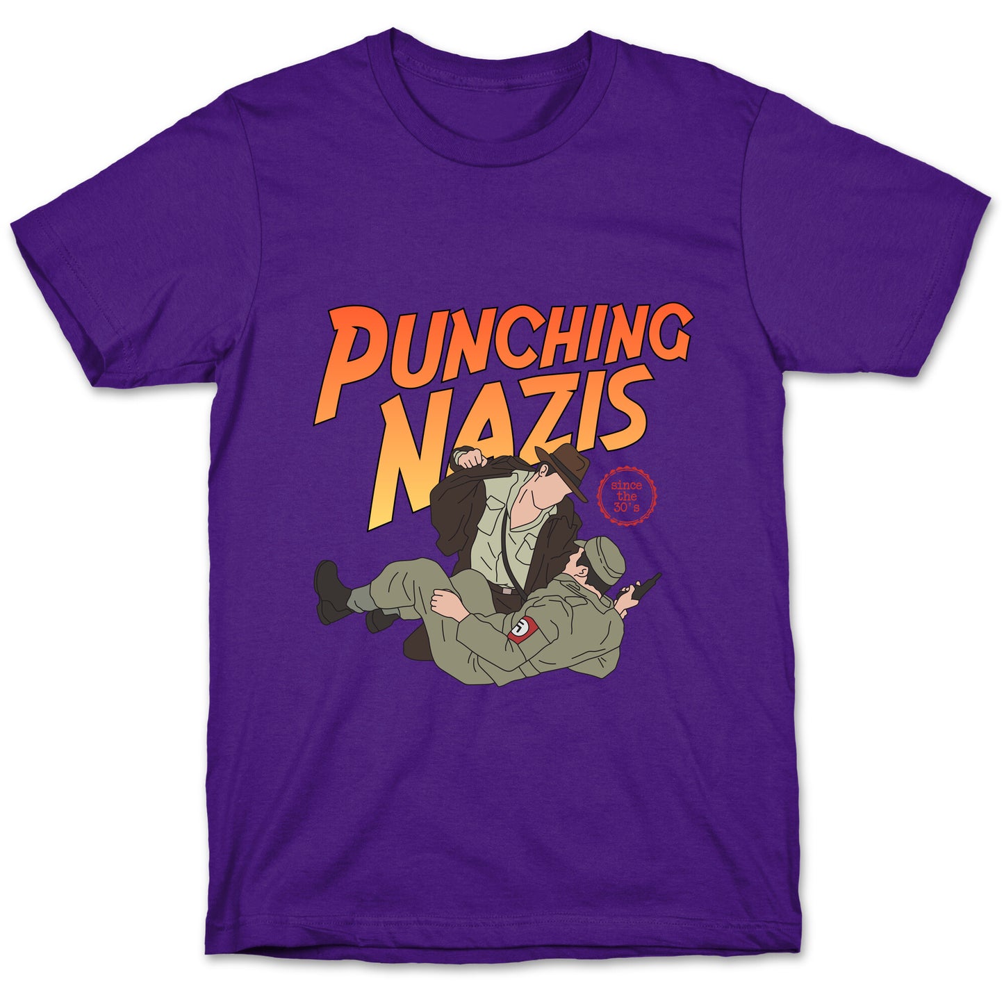 Punching Nazis Since 36 T-Shirt