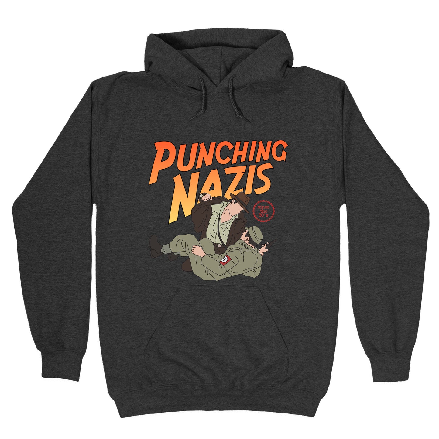 Punching Nazis Since 36 Hoodie
