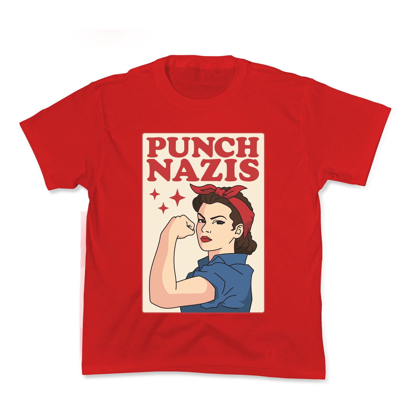 Punch Nazis Kids Tee