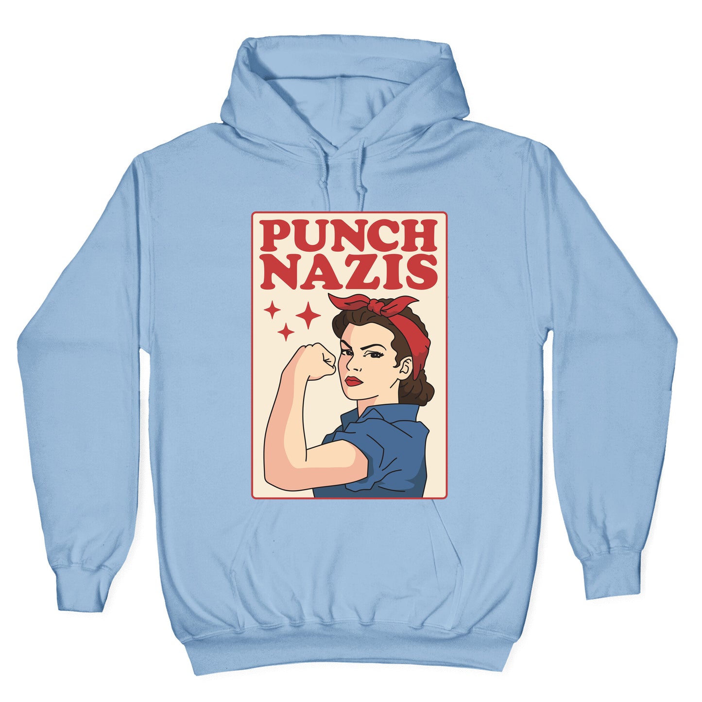 Punch Nazis Hoodie