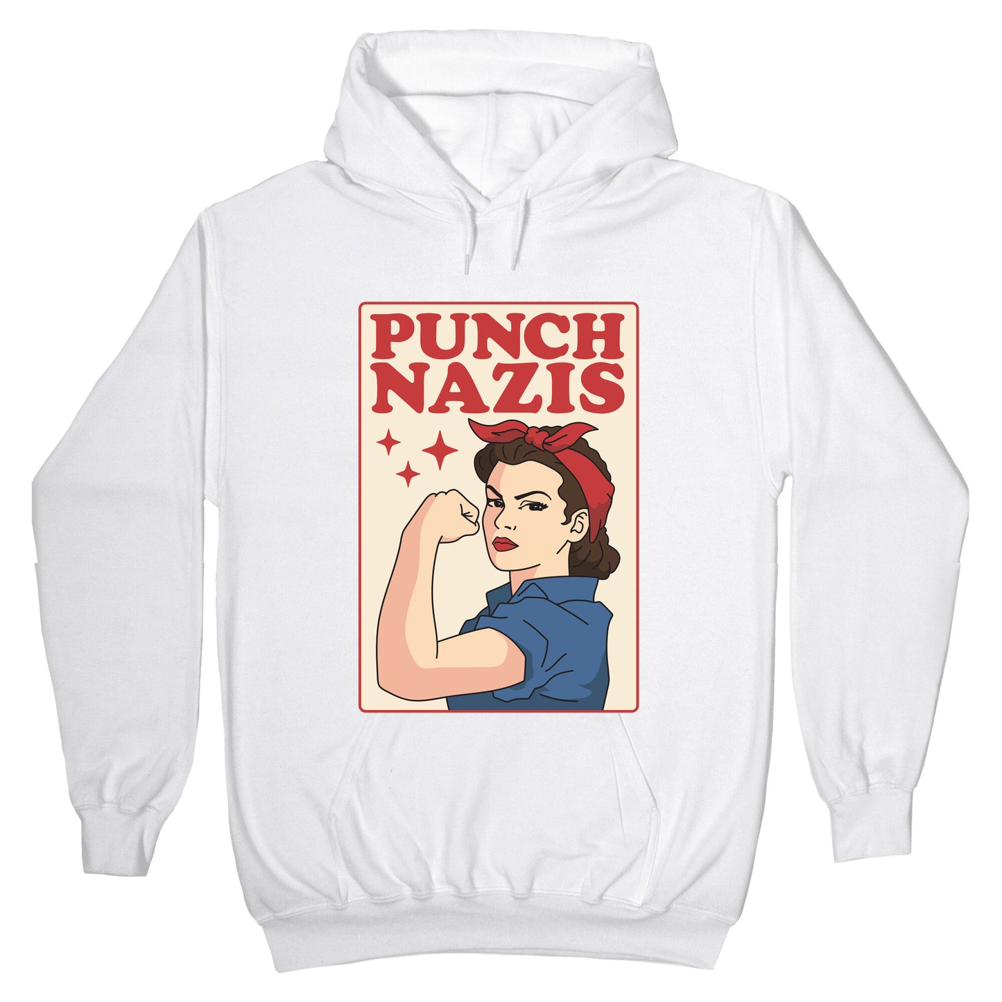 Punch Nazis Hoodie