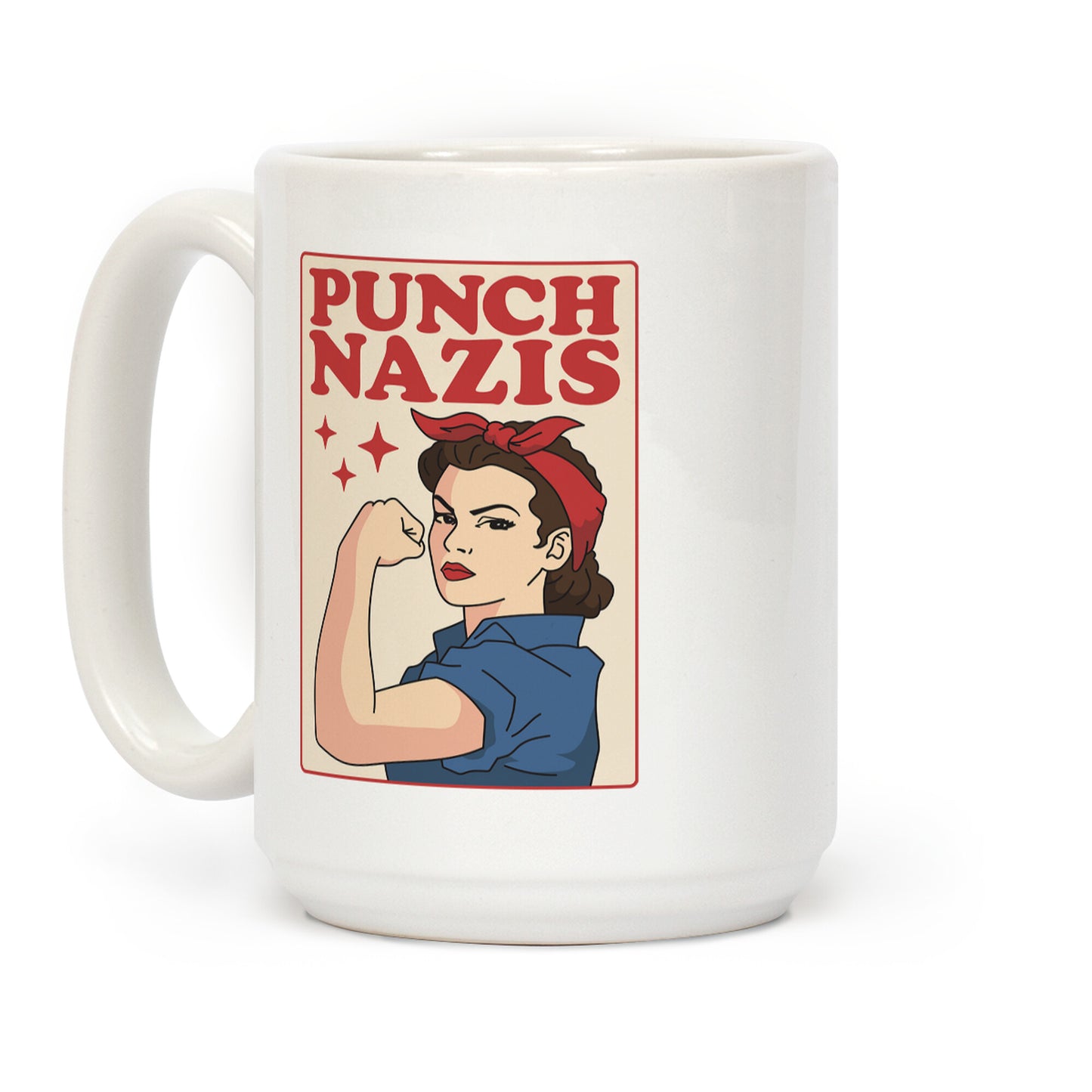 Punch Nazis Coffee Mug