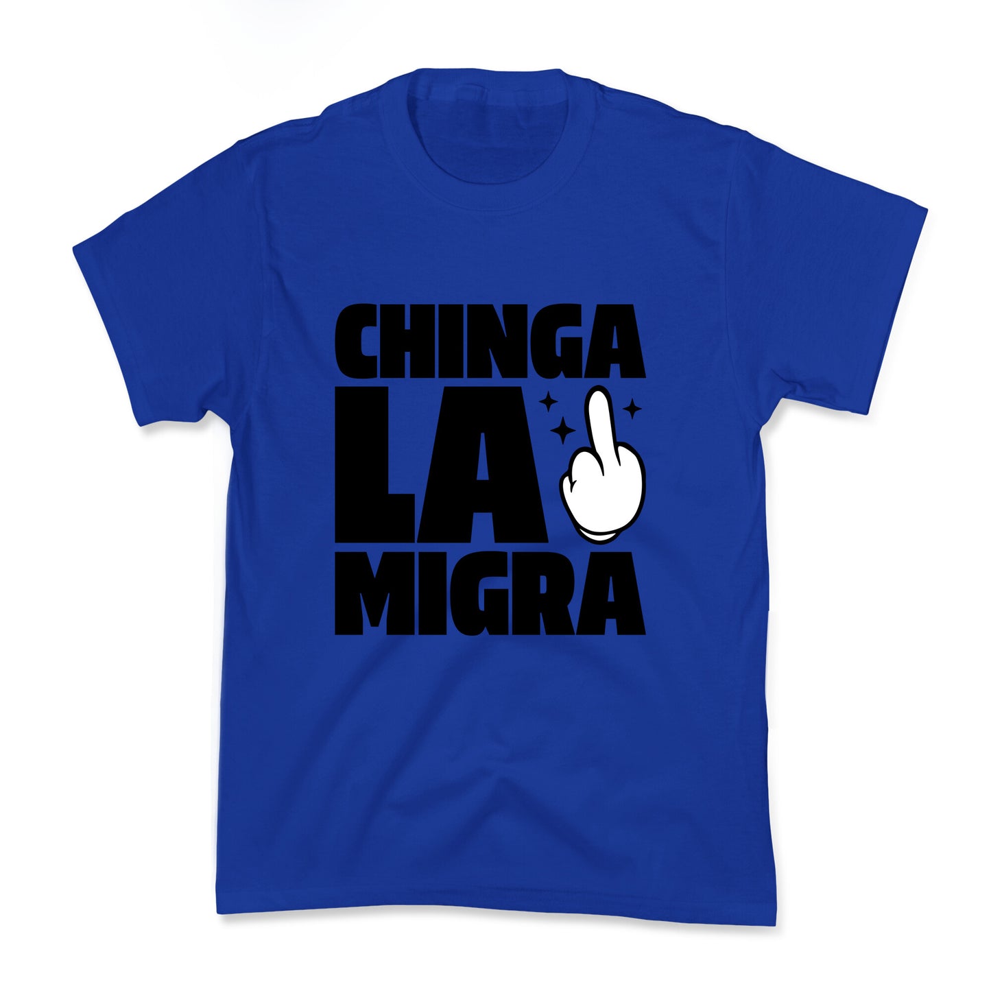 Chinga La Migra Finger Kids Tee