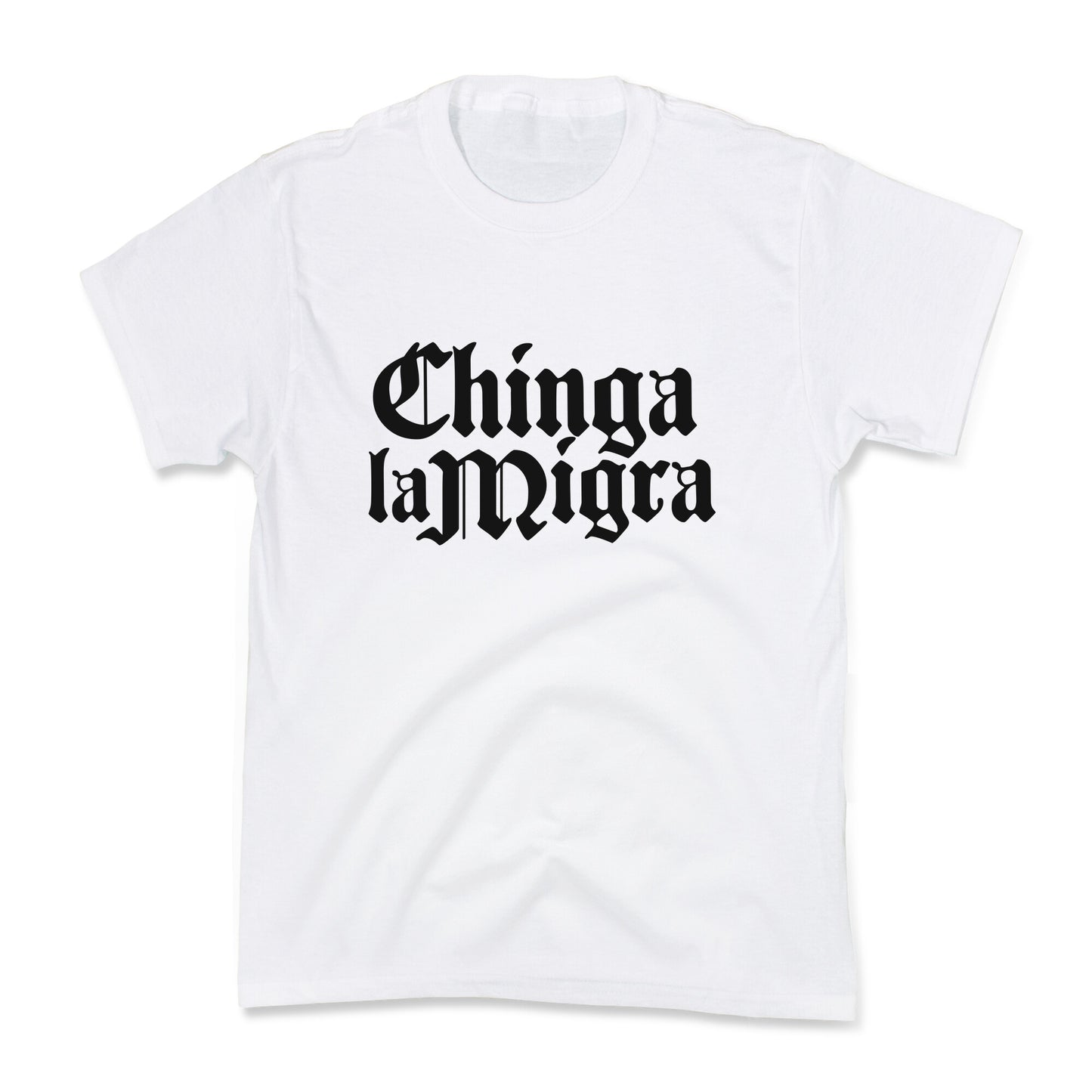 Chinga La Migra Fuck ICE Kids Tee