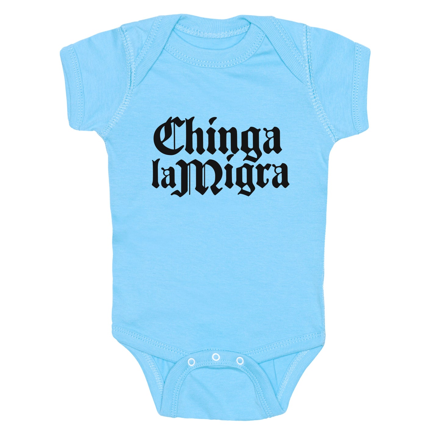 Chinga La Migra Fuck ICE Baby One-Piece