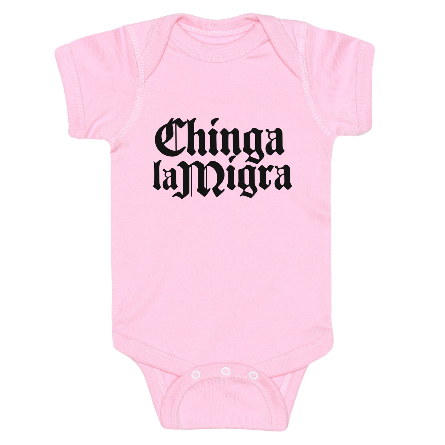 Chinga La Migra Fuck ICE Baby One-Piece