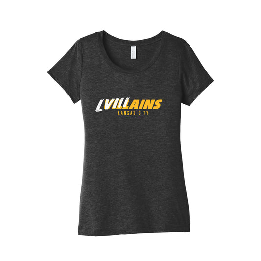 Kansas City Villains Womens Triblend Tee