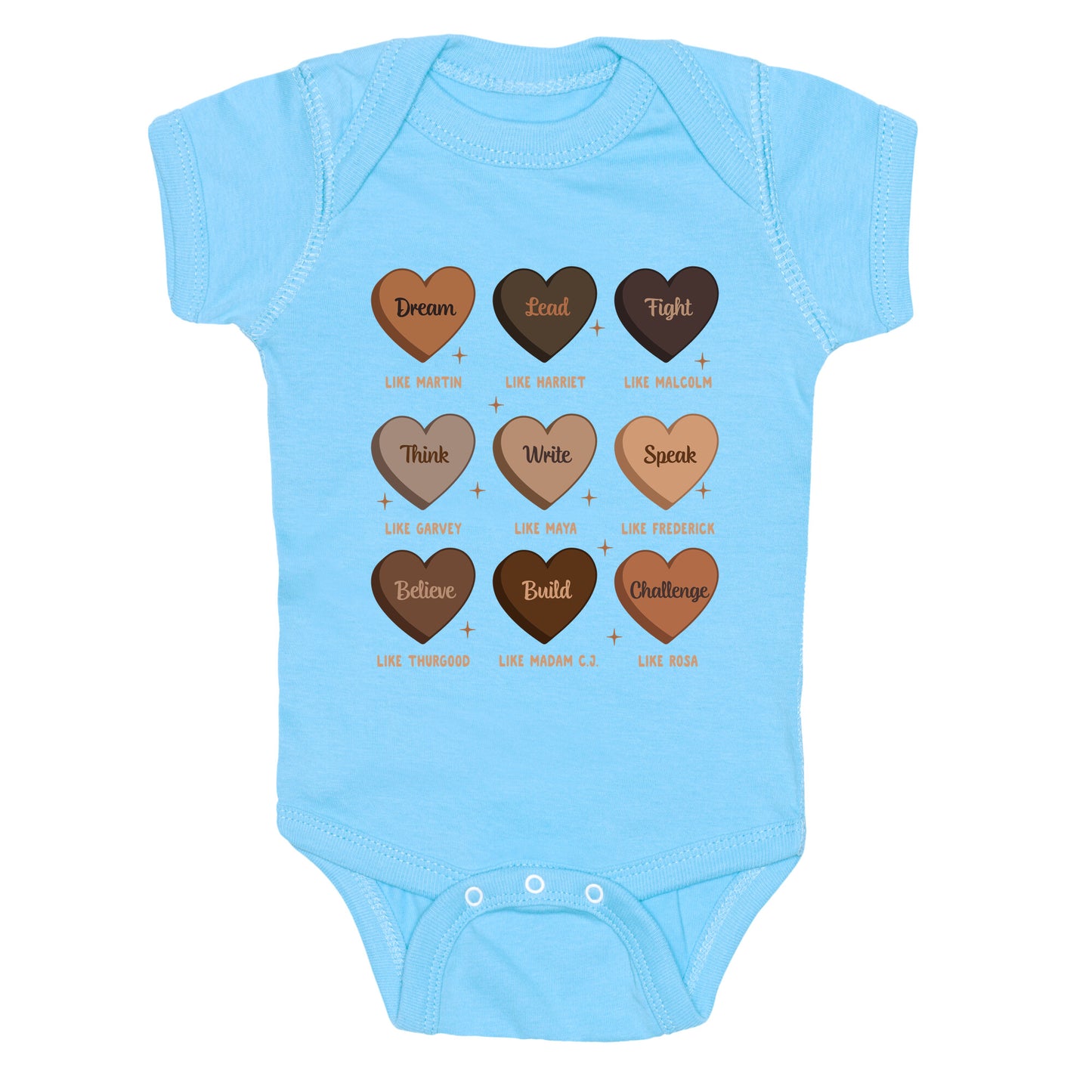 Celebrating Black History Leaders Baby One-Piece