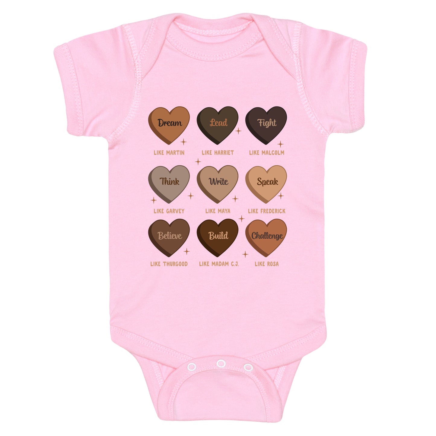 Celebrating Black History Leaders Baby One-Piece