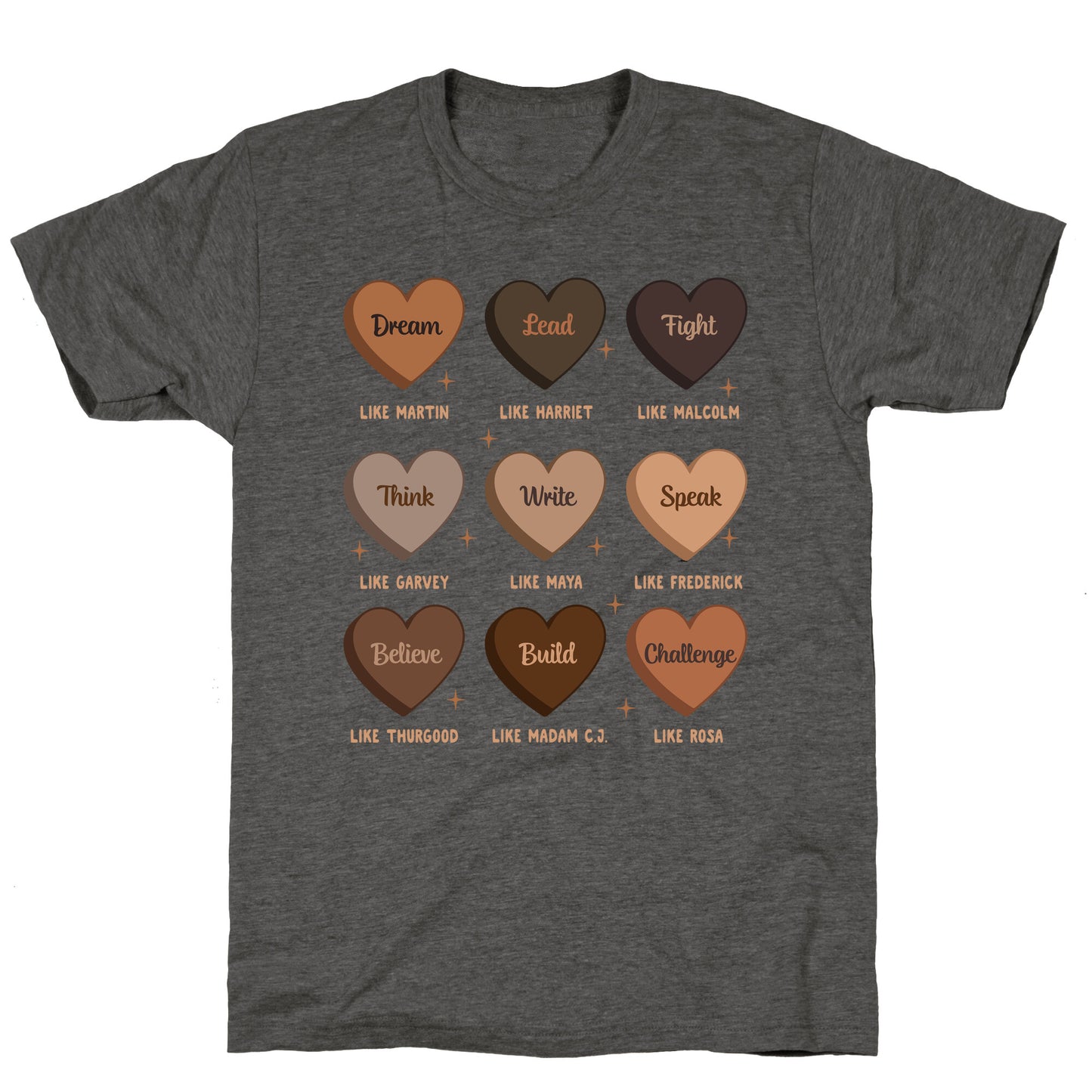 Celebrating Black History Leaders Unisex Triblend Tee